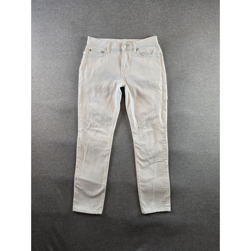 Outerknown Jeans Mens 32x32 White SEA Drifter Tapered Fit Denim‎ Preppy